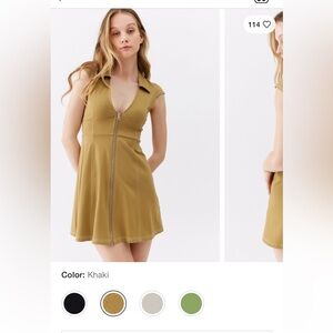 Urban outfitters green dress